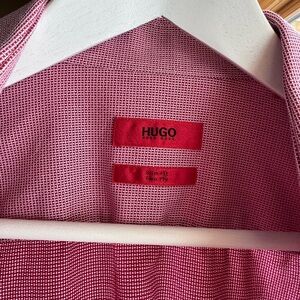 Hugo Boss dress shirt like new size 42